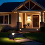 Led-wandleuchten: sicherheit und stil für deinen garten